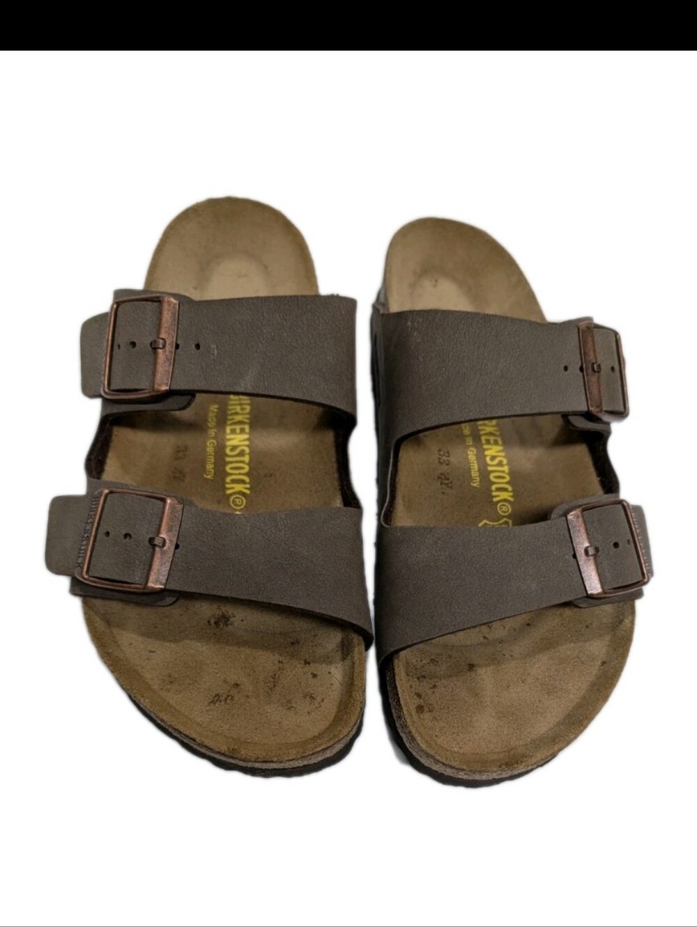 Birkenstock Arizona Slides Sandals Mens Brown 30 L8 M6 - Picture 10 of 14